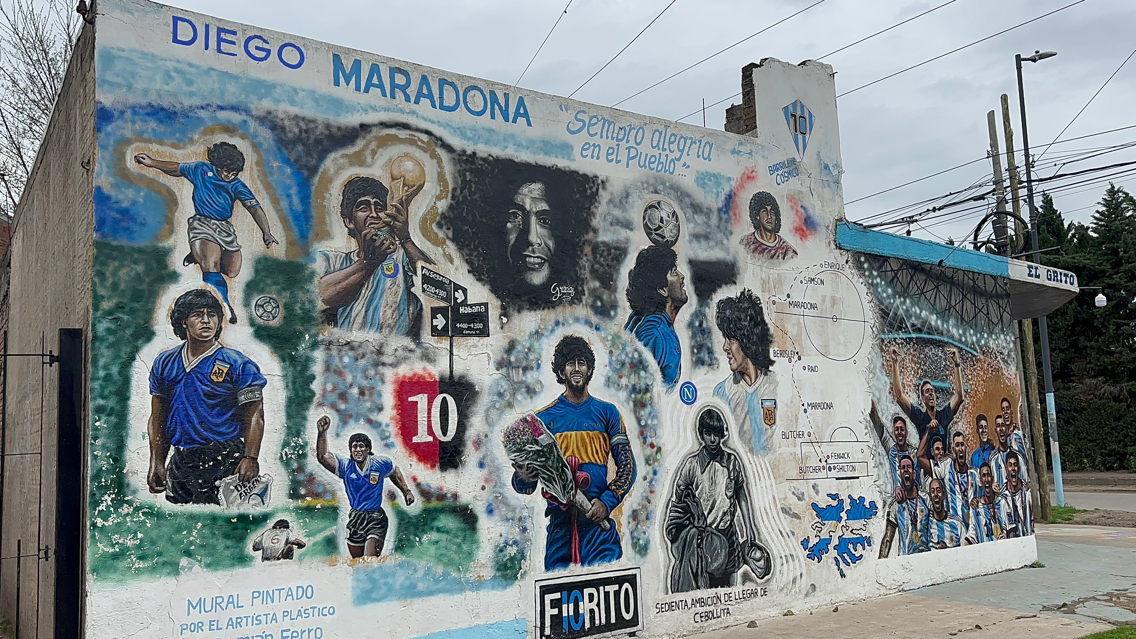 La peregrinación a la tumba de Maradona
